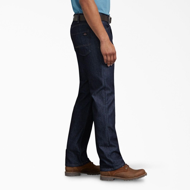 Men's Dickies Relaxed Fit Carpenter Jeans Blue | 0149736-CI