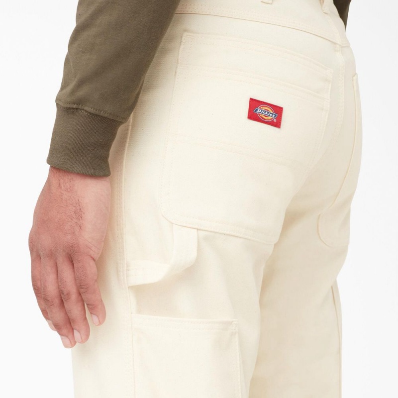 Men's Dickies Relaxed Fit Straight Leg Painter's Pants Beige | 1082956-KM