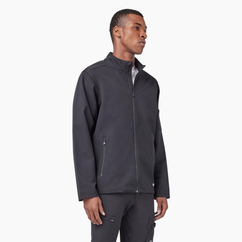 Men's Dickies Ripstop Softshell Jacket Grey | 7019468-RB