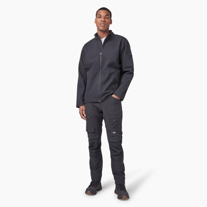 Men's Dickies Ripstop Softshell Jacket Grey | 7019468-RB