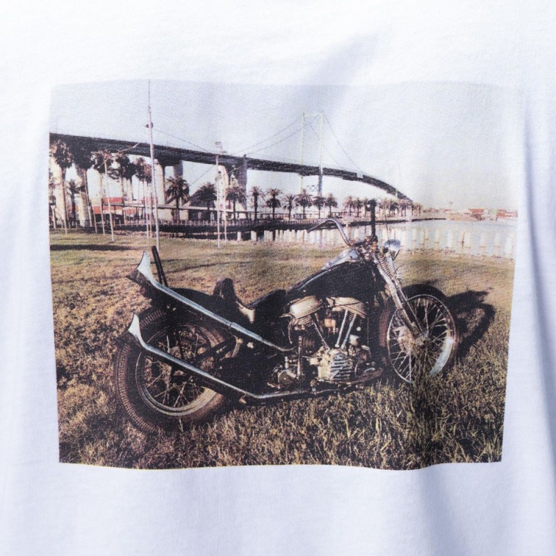 Men's Dickies Ronnie Sandoval Photo T-Shirt White | 1042893-XE