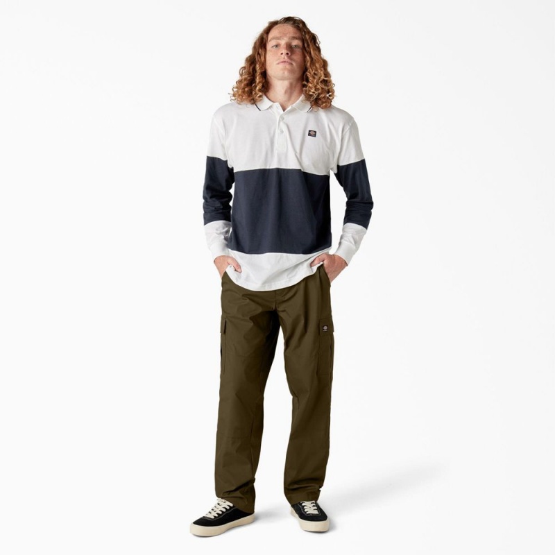 Men's Dickies Skateboarding Loose Fit Cargo Pants Olive | 2436807-ZU