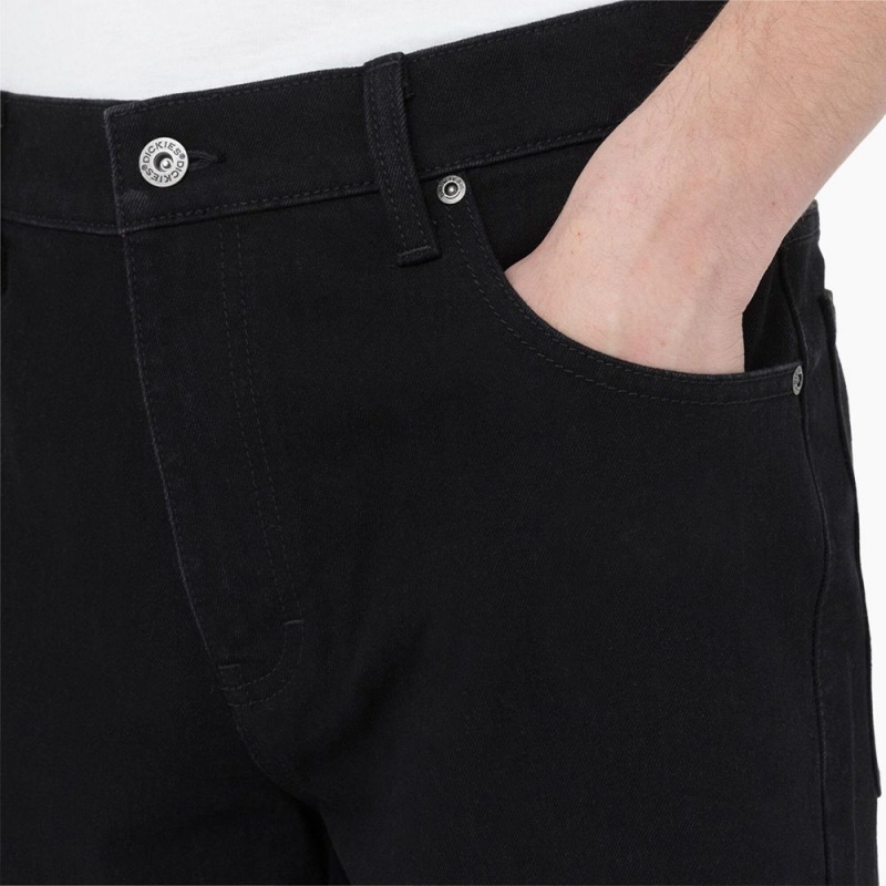 Men's Dickies Skateboarding Loose Fit Wingville Shorts Black | 7024385-CS