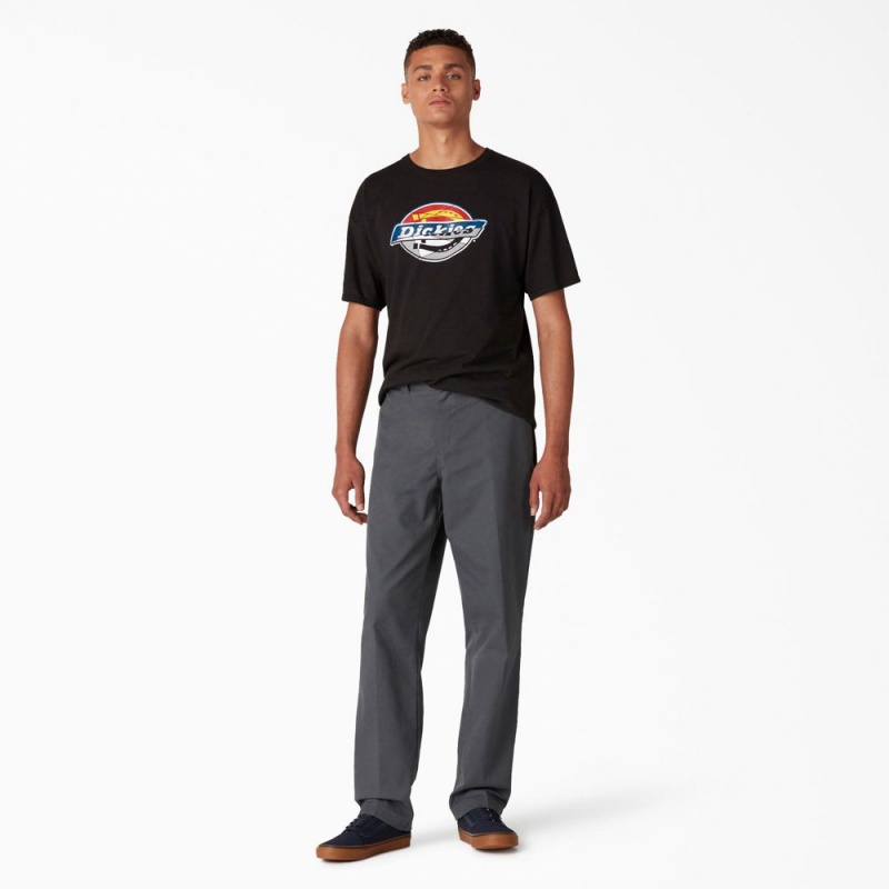 Men's Dickies Skateboarding Slim Fit Pants Grey | 2345971-KH