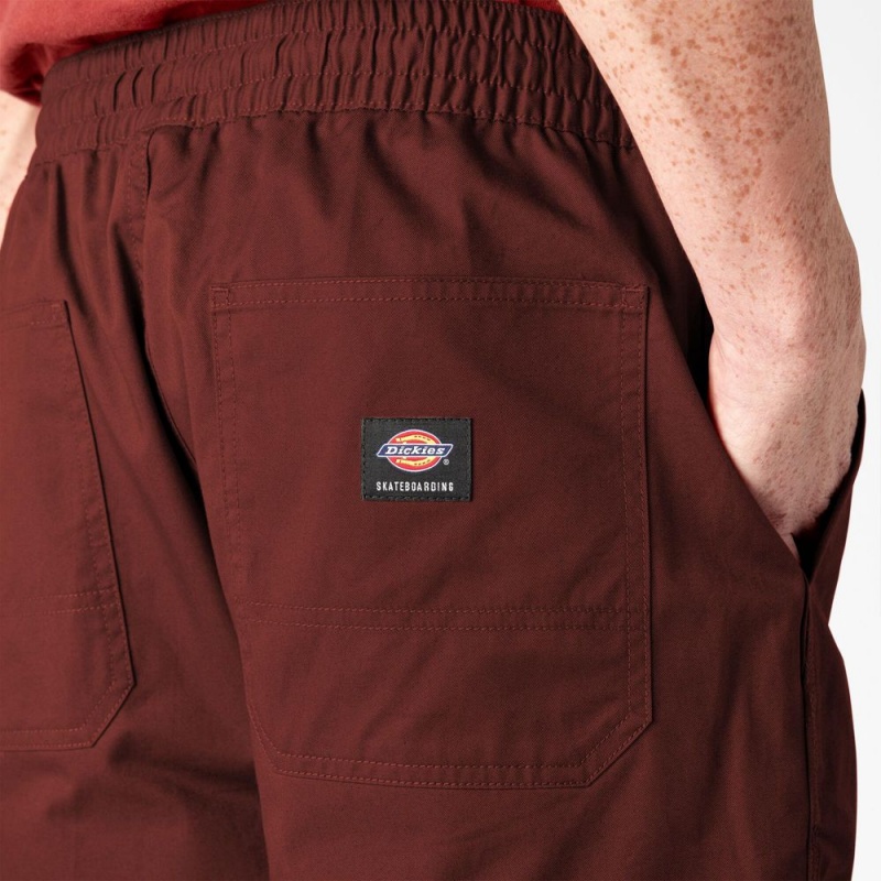 Men's Dickies Skateboarding Summit Relaxed Fit Chef Pants Red | 8197320-FN