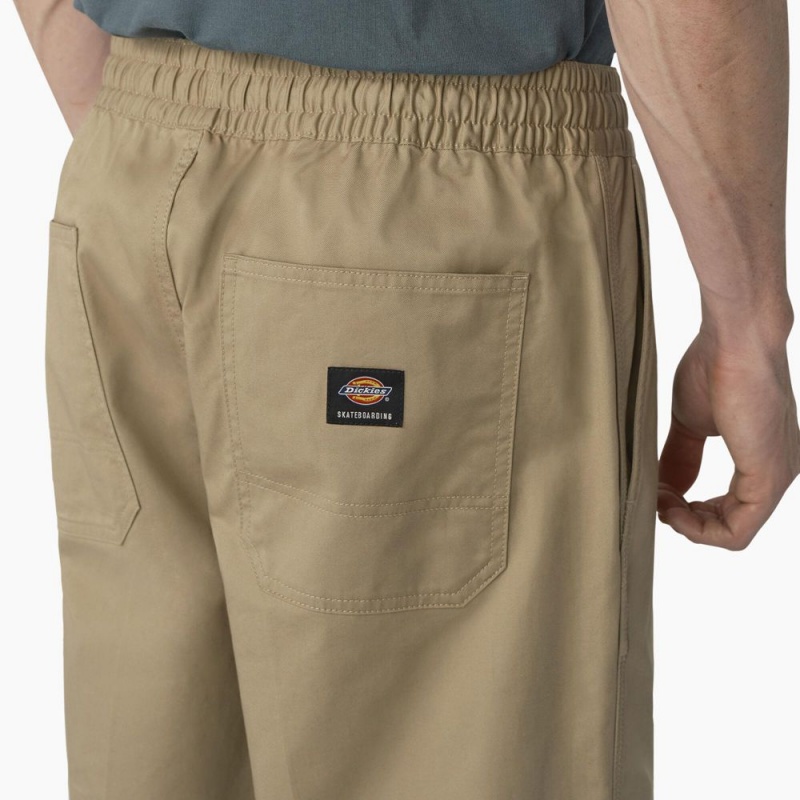 Men's Dickies Skateboarding Summit Relaxed Fit Chef Pants Grey | 1592876-VG