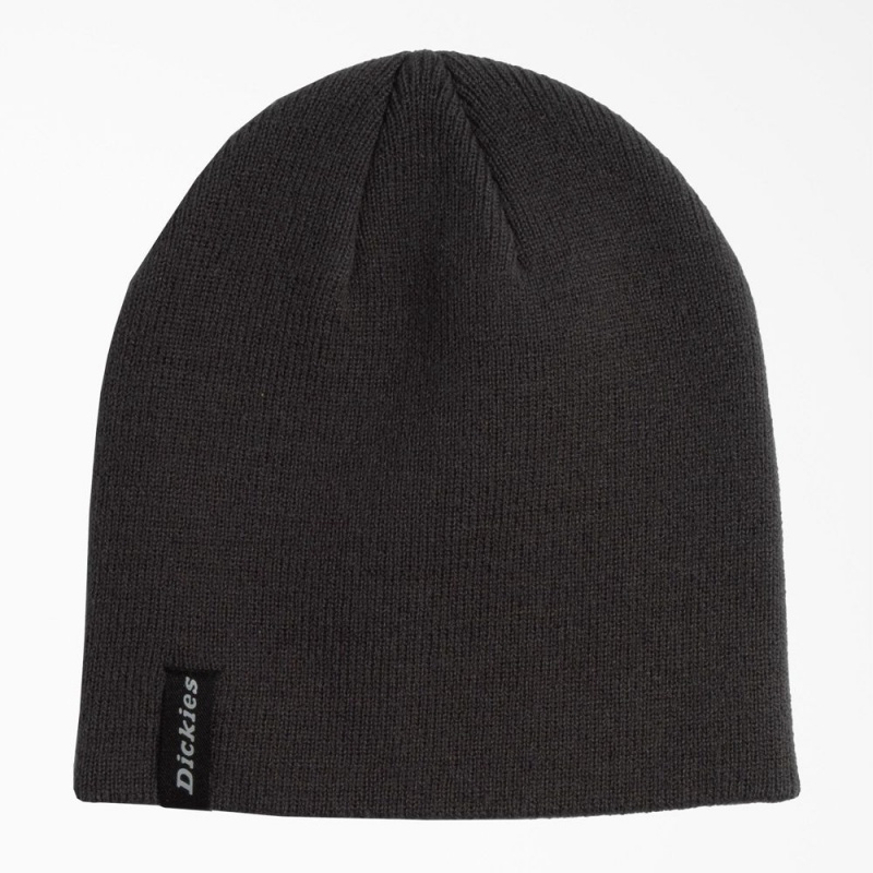 Men\'s Dickies Skull Cap Beanie Grey | 4705392-BX