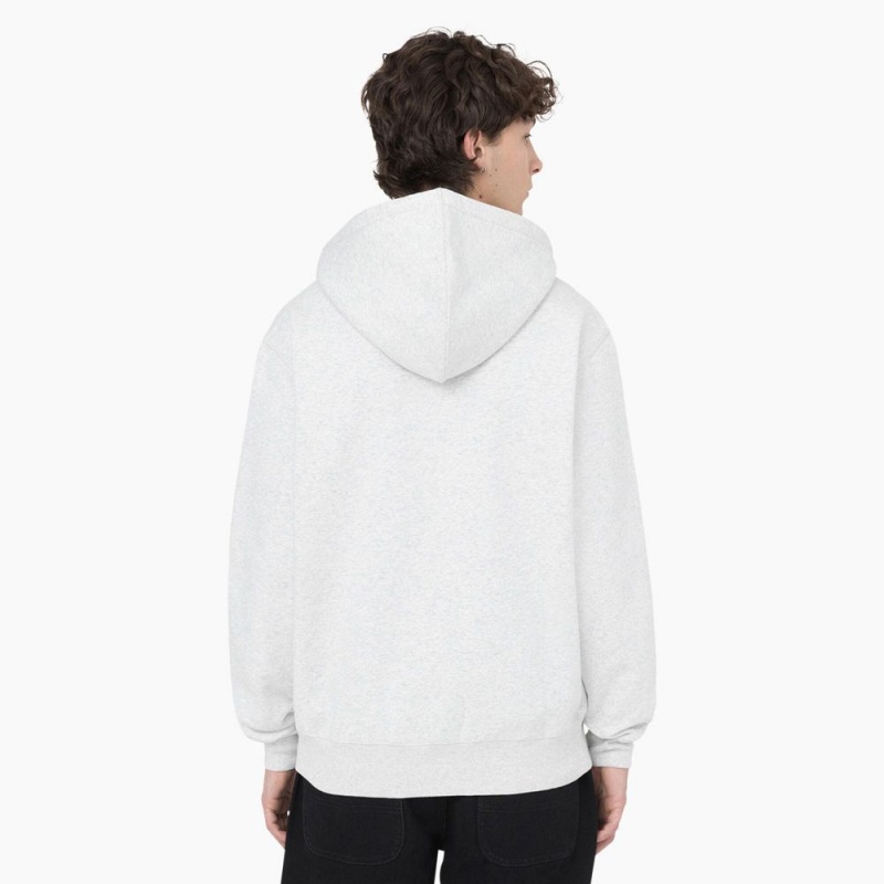 Men's Dickies Summerdale Hoodie White | 6987430-CL