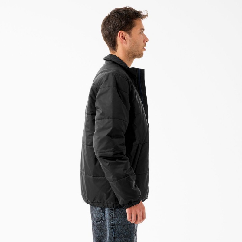 Men's Dickies Tom Knox Puffer Jacket Black | 0812965-SX