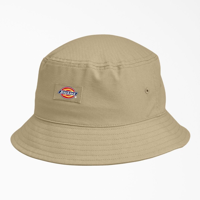 Men\'s Dickies Twill Bucket Hat Grey | 1328697-DK