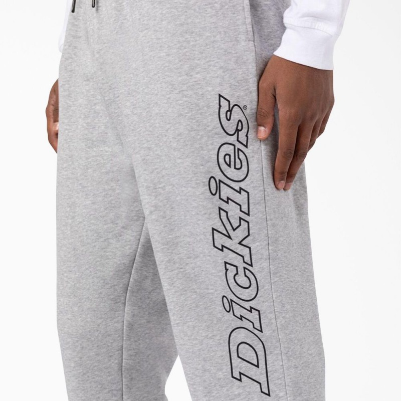 Men's Dickies Uniontown Regular Fit Sweat Pants Grey | 9371042-UT