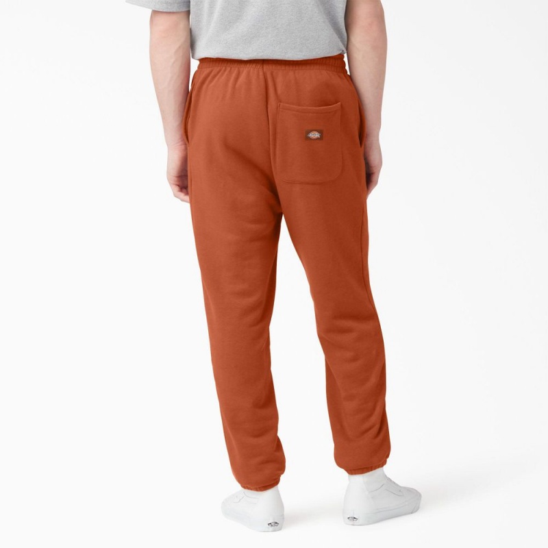 Men's Dickies Uniontown Regular Fit Sweat Pants Orange | 8493507-NS