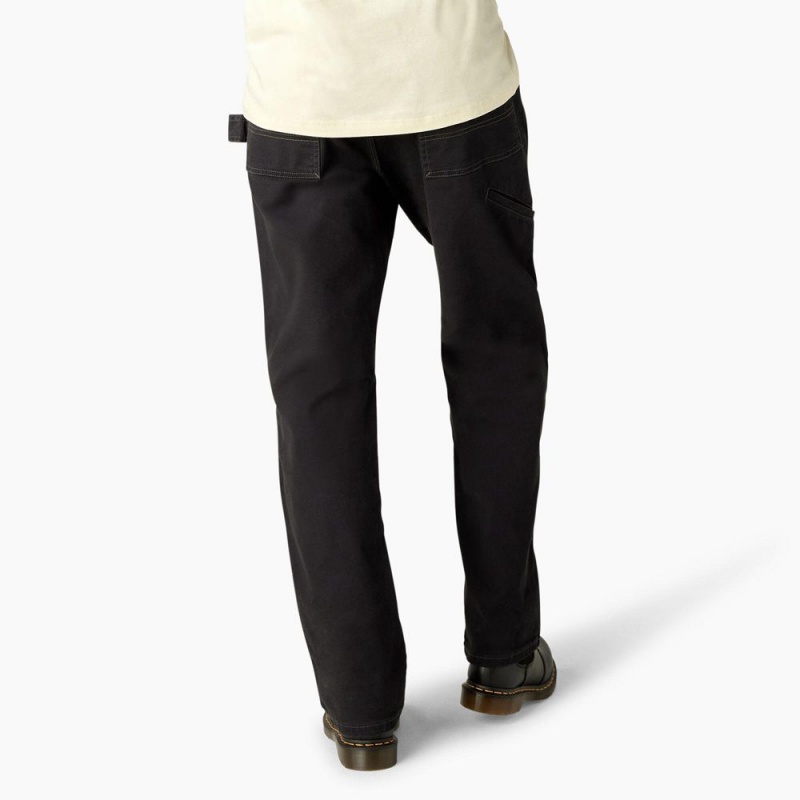 Men's Dickies x Jameson Double Knee Pants Black | 8051936-PT