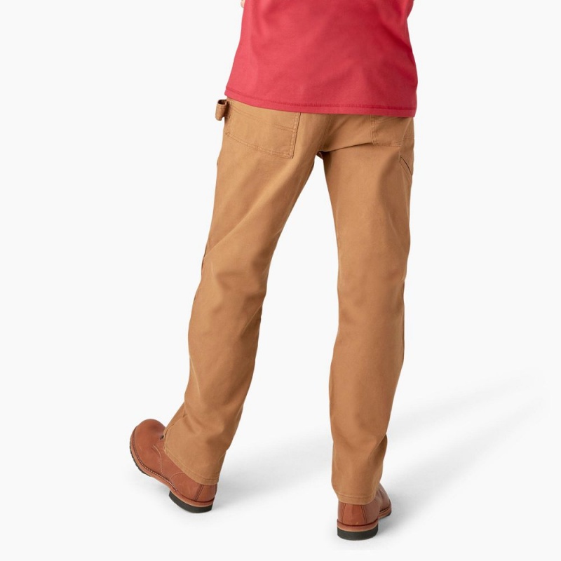 Men's Dickies x Jameson Double Knee Pants Brown | 9086743-CX