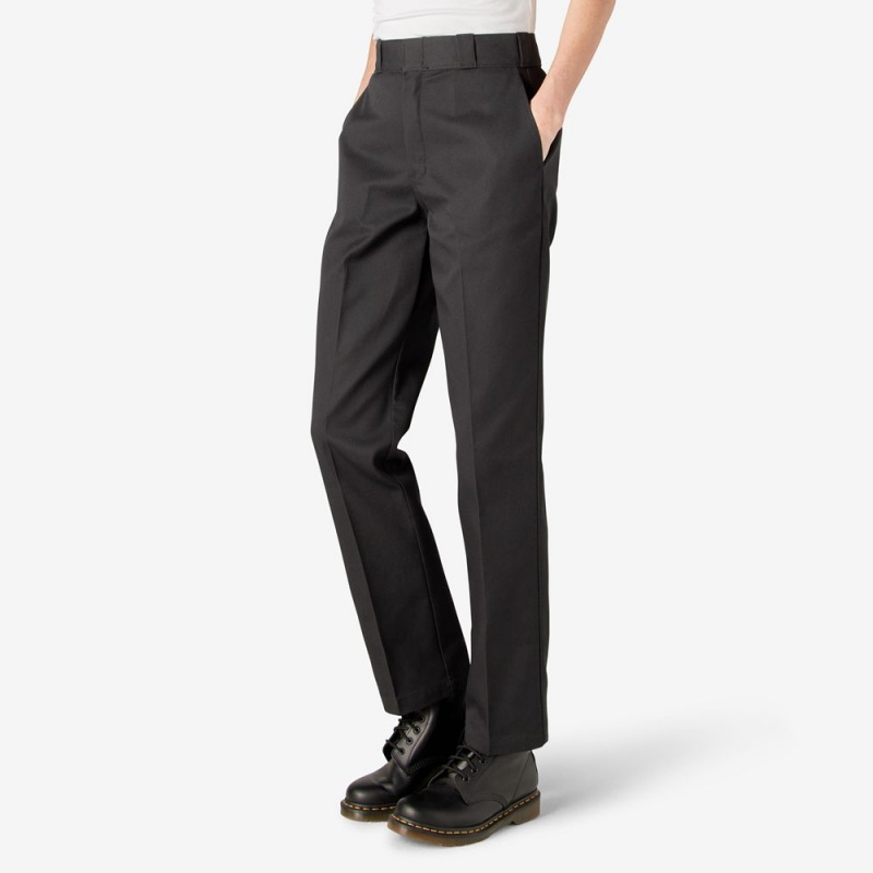 Women's Dickies 874® Work Pants Black | 8312975-UN