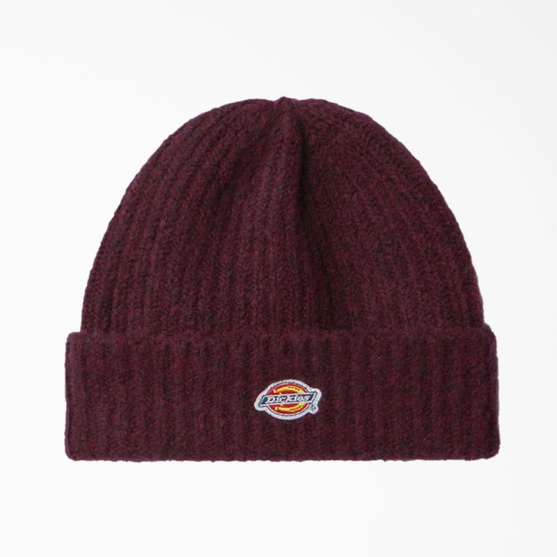 Women\'s Dickies Brewton Beanie Purple | 4267153-WD