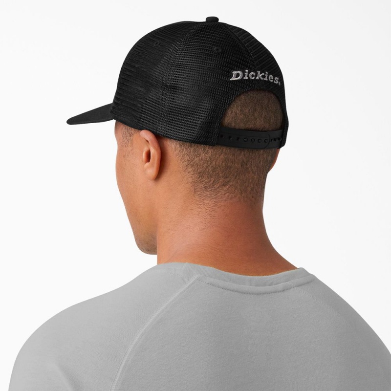 Women's Dickies Canvas Trucker Cap Grey | 1052687-DL