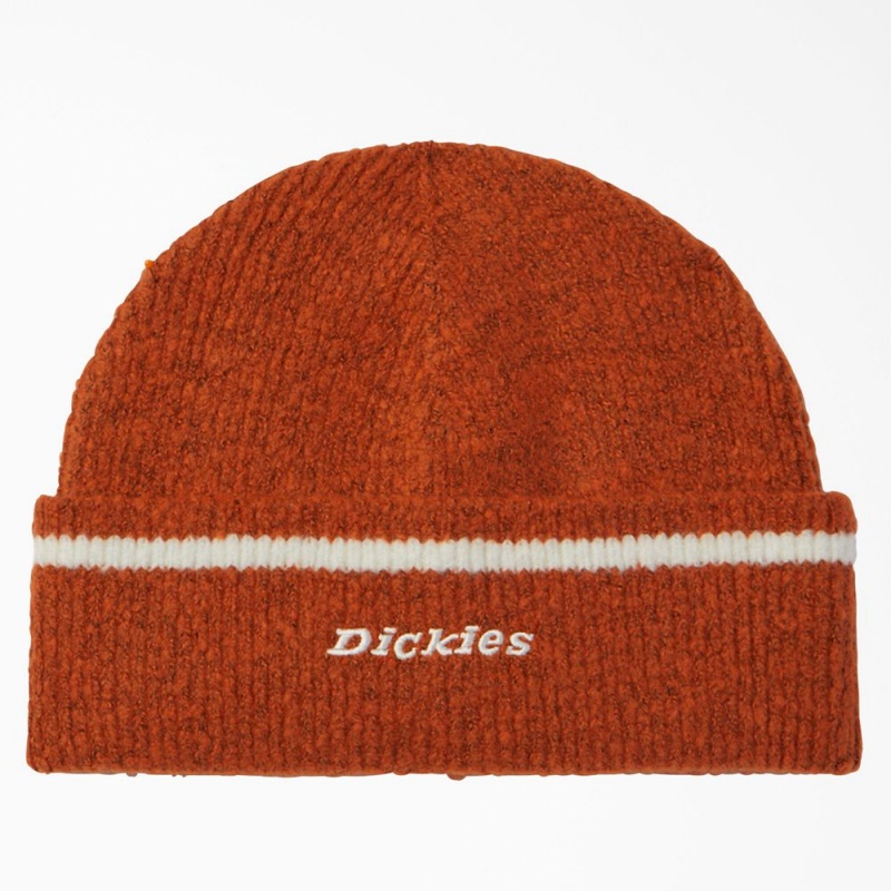 Women\'s Dickies Chalkville Beanie Orange | 5384126-CO