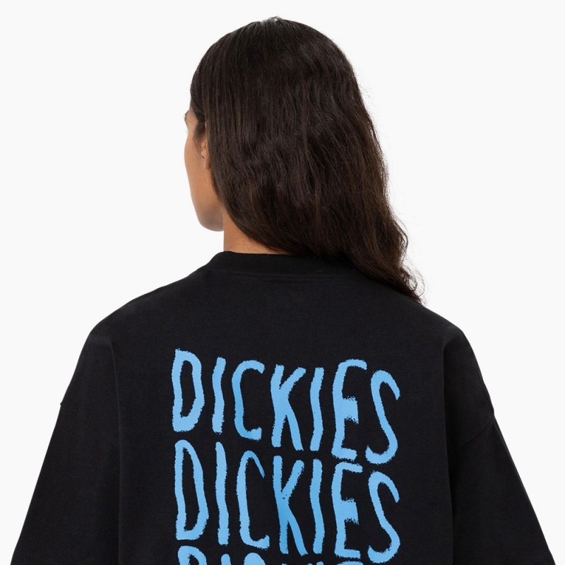 Women's Dickies Creswell Graphic T-Shirt Black | 7204836-HI