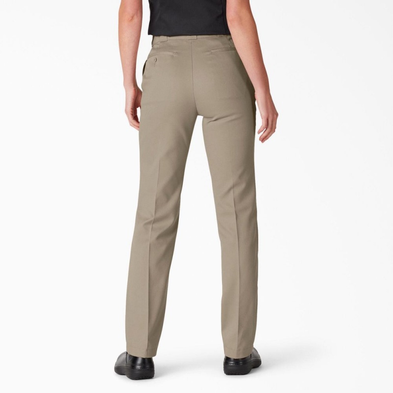 Women's Dickies FLEX Original Fit Work Pants Grey | 8401253-BZ