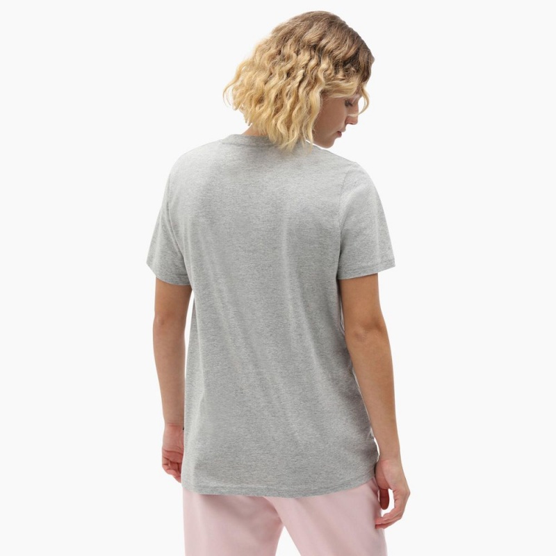 Women's Dickies Mapleton T-Shirt Grey | 8139754-UB