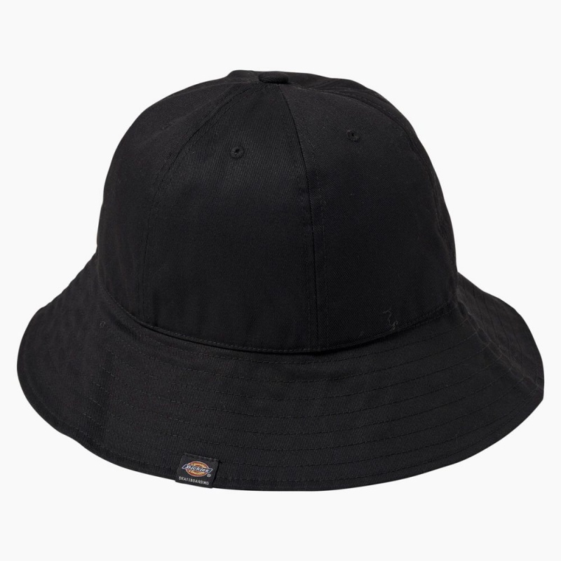 Women's Dickies Skateboarding Dome Bucket Hat Black | 5901628-OR