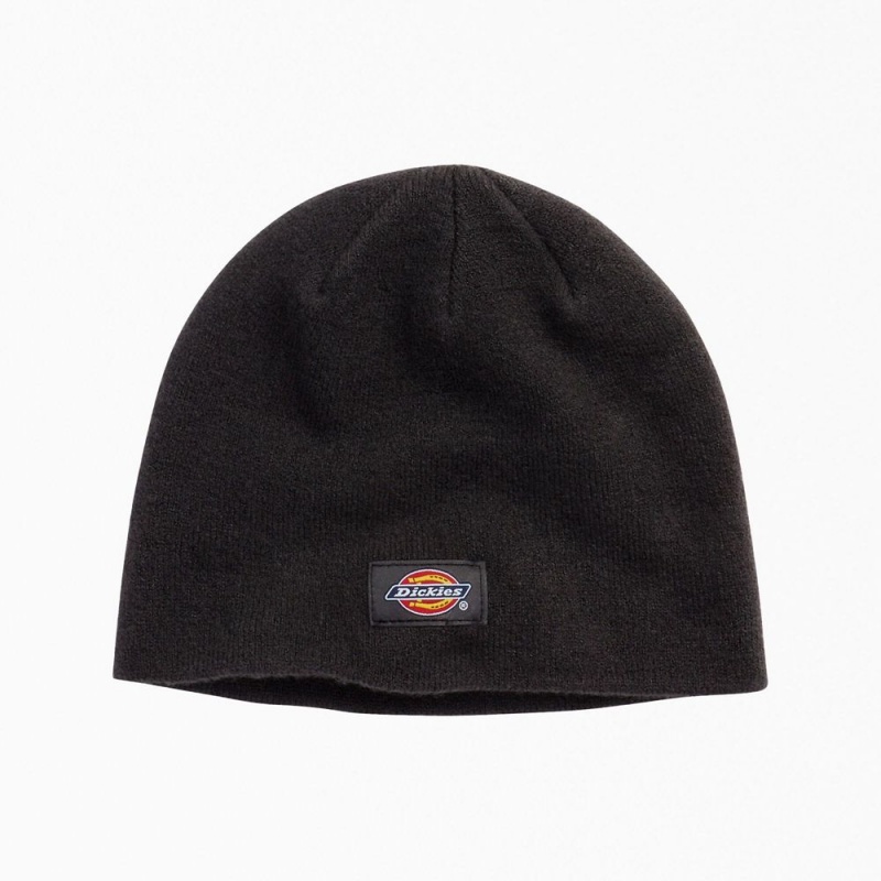 Women\'s Dickies Skull Beanie Black | 3460759-VY