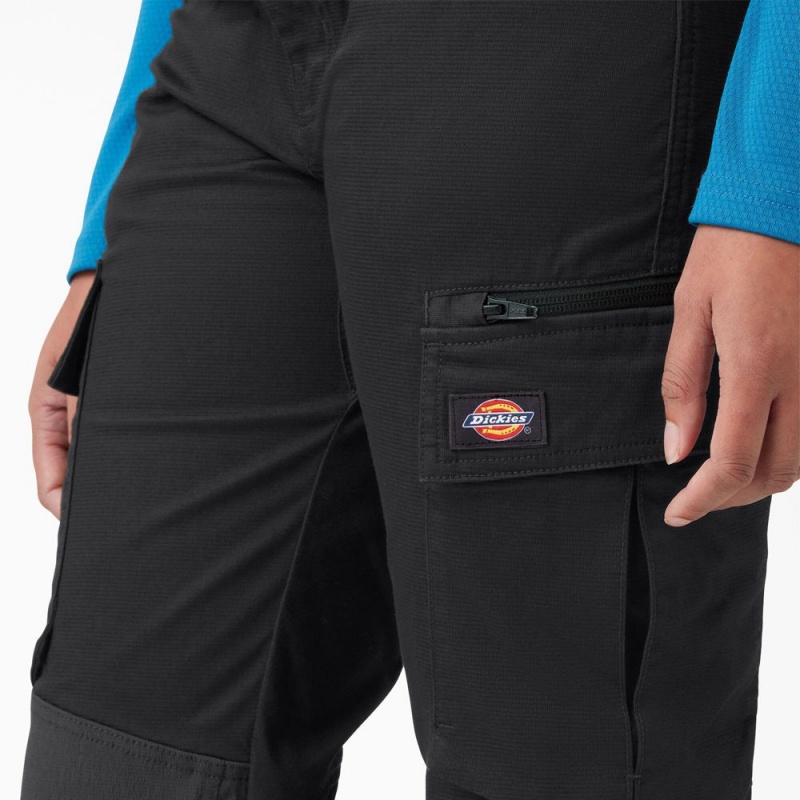 Women's Dickies Temp-iQ® 365 Pants Black | 3529046-VG