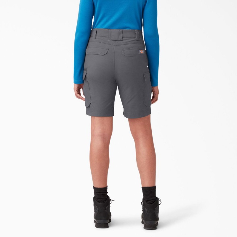 Women's Dickies Temp-iQ® 365 Shorts Grey | 2406791-DQ