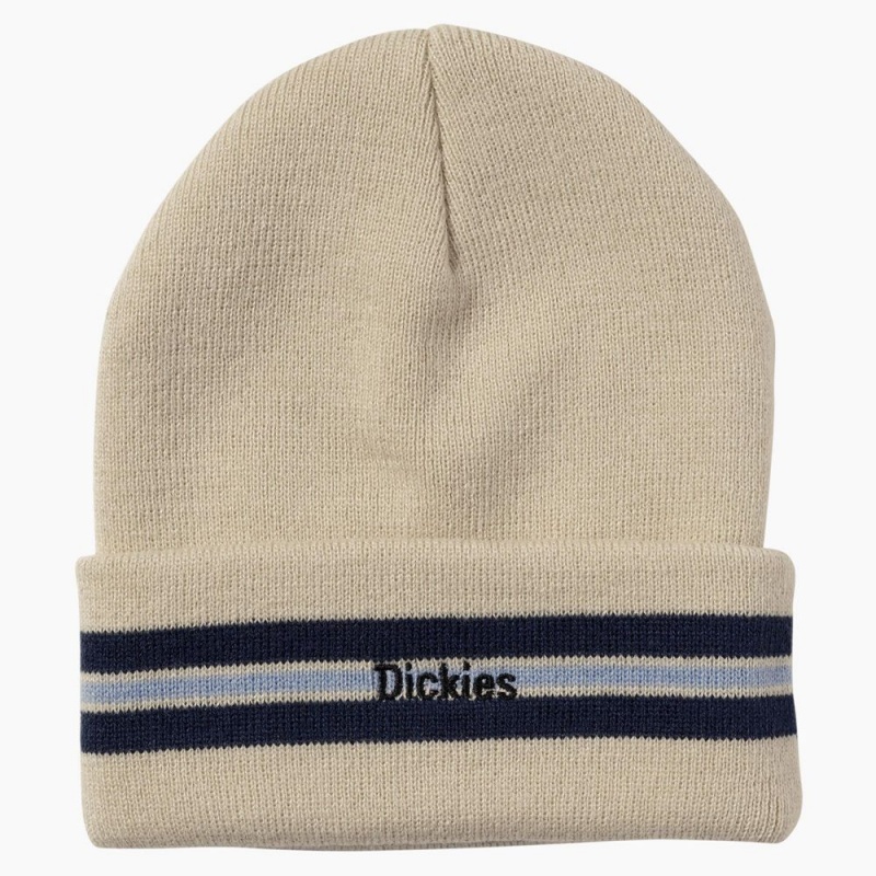 Women\'s Dickies Tom Knox Beanie Khaki | 4837269-YA